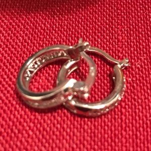 Small Silver 9.25 Sterling Hoop Earrings